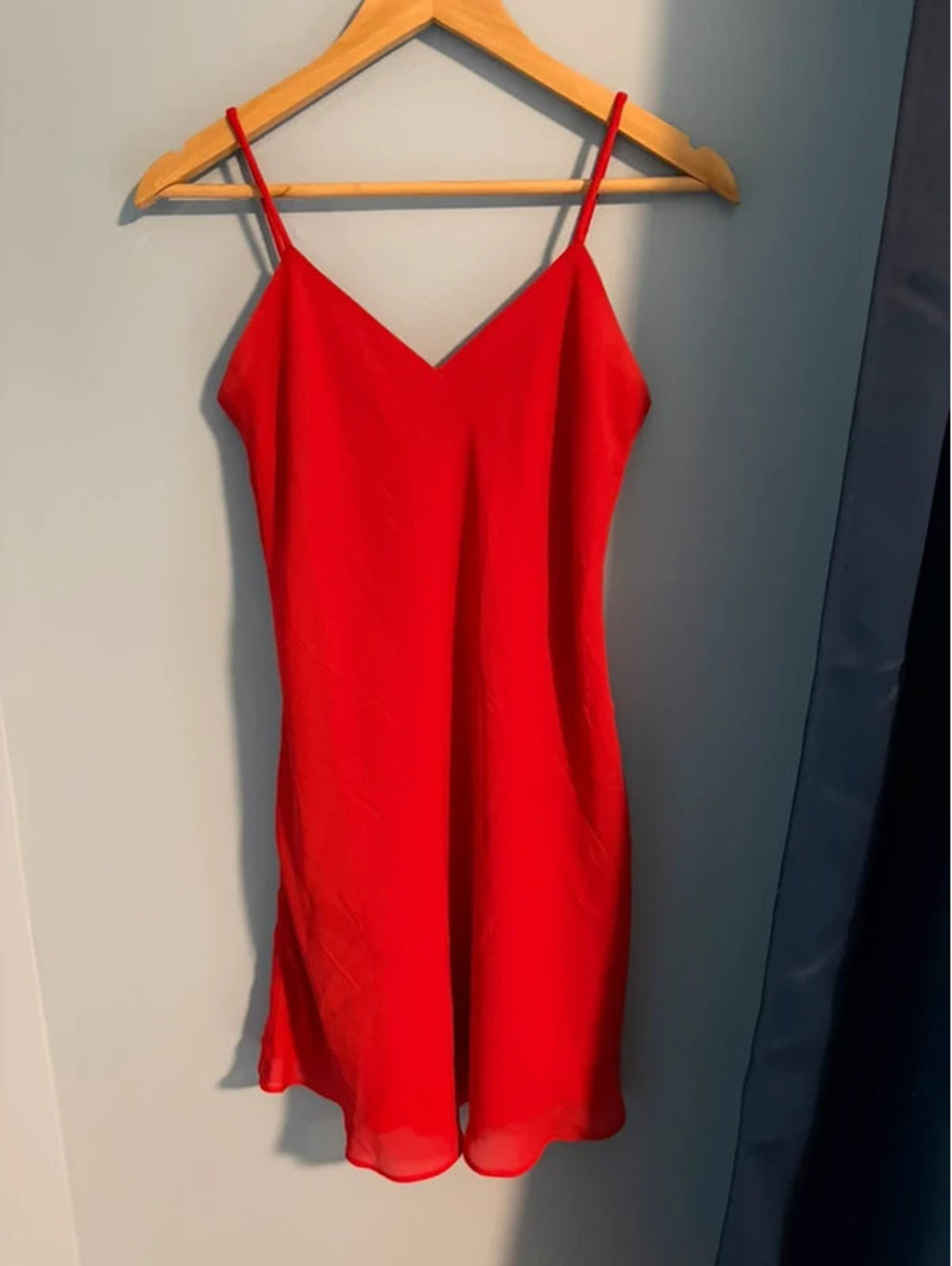 Moda International Red Slip Dress